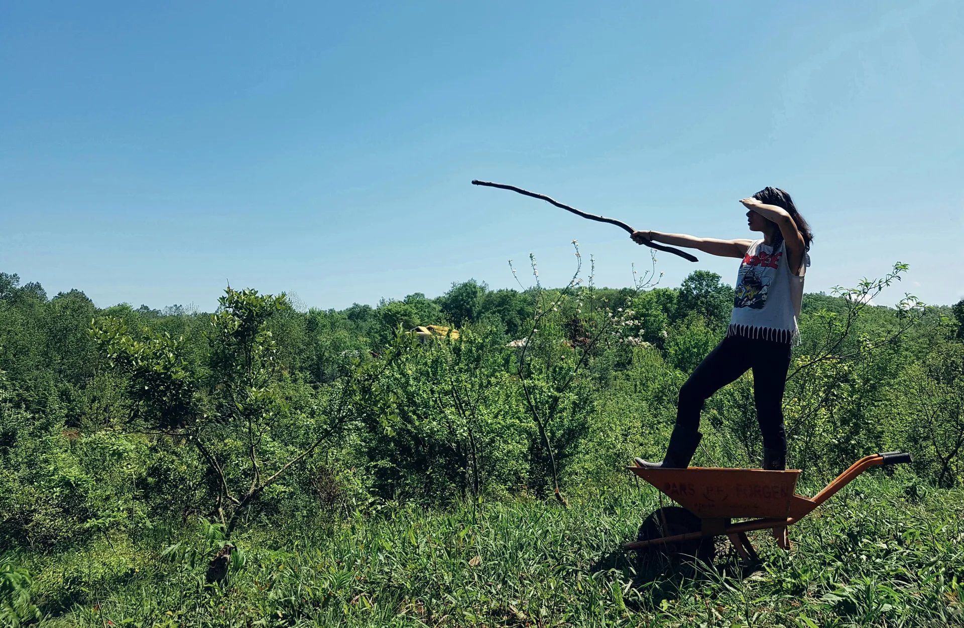 전쟁의 압박을 극복하는 상징적 이미지
